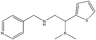 [2-(dimethylamino)-2-(thiophen-2-yl)ethyl](pyridin-4-ylmethyl)amine Struktur