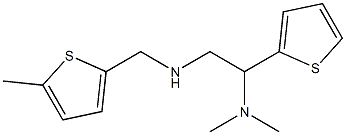 [2-(dimethylamino)-2-(thiophen-2-yl)ethyl][(5-methylthiophen-2-yl)methyl]amine Struktur