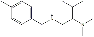 [2-(dimethylamino)-3-methylbutyl][1-(4-methylphenyl)ethyl]amine Struktur