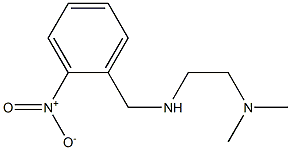 [2-(dimethylamino)ethyl][(2-nitrophenyl)methyl]amine Struktur