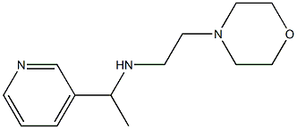 [2-(morpholin-4-yl)ethyl][1-(pyridin-3-yl)ethyl]amine Struktur