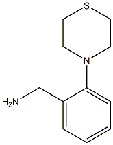 [2-(thiomorpholin-4-yl)phenyl]methanamine Struktur