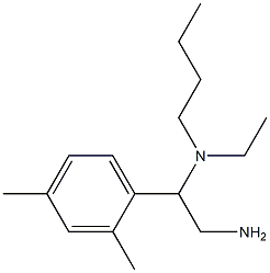 [2-amino-1-(2,4-dimethylphenyl)ethyl](butyl)ethylamine Struktur