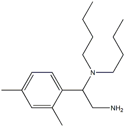 [2-amino-1-(2,4-dimethylphenyl)ethyl]dibutylamine Struktur