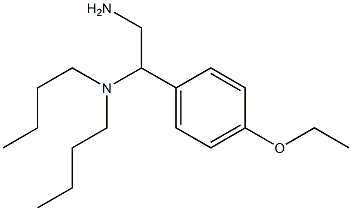 [2-amino-1-(4-ethoxyphenyl)ethyl]dibutylamine Struktur