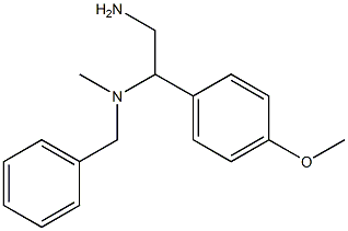 [2-amino-1-(4-methoxyphenyl)ethyl](benzyl)methylamine Struktur