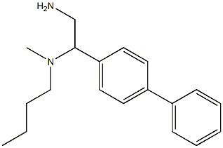 [2-amino-1-(4-phenylphenyl)ethyl](butyl)methylamine Struktur