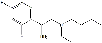 [2-amino-2-(2,4-difluorophenyl)ethyl](butyl)ethylamine Struktur