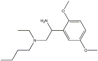 [2-amino-2-(2,5-dimethoxyphenyl)ethyl](butyl)ethylamine Struktur