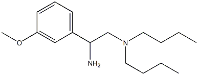 [2-amino-2-(3-methoxyphenyl)ethyl]dibutylamine Struktur