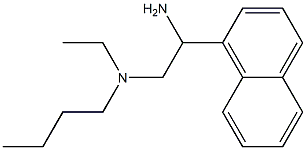 [2-amino-2-(naphthalen-1-yl)ethyl](butyl)ethylamine Struktur