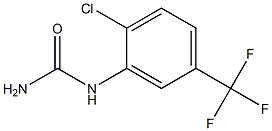 [2-chloro-5-(trifluoromethyl)phenyl]urea Struktur