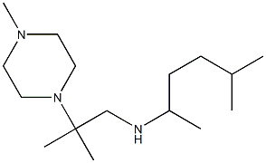 [2-methyl-2-(4-methylpiperazin-1-yl)propyl](5-methylhexan-2-yl)amine Struktur