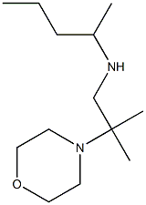 [2-methyl-2-(morpholin-4-yl)propyl](pentan-2-yl)amine Struktur