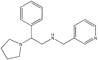 [2-phenyl-2-(pyrrolidin-1-yl)ethyl](pyridin-3-ylmethyl)amine Struktur