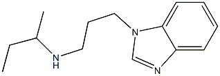 [3-(1H-1,3-benzodiazol-1-yl)propyl](butan-2-yl)amine Struktur