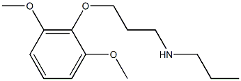 [3-(2,6-dimethoxyphenoxy)propyl](propyl)amine Struktur