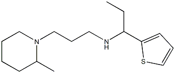 [3-(2-methylpiperidin-1-yl)propyl][1-(thiophen-2-yl)propyl]amine Struktur