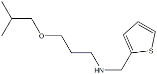 [3-(2-methylpropoxy)propyl](thiophen-2-ylmethyl)amine Struktur