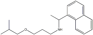 [3-(2-methylpropoxy)propyl][1-(naphthalen-1-yl)ethyl]amine Struktur