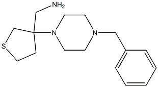 [3-(4-benzylpiperazin-1-yl)tetrahydrothien-3-yl]methylamine Struktur