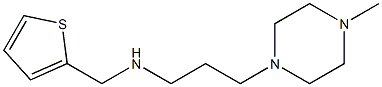 [3-(4-methylpiperazin-1-yl)propyl](thiophen-2-ylmethyl)amine Struktur