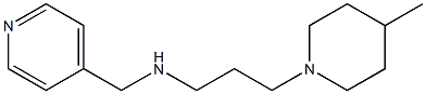 [3-(4-methylpiperidin-1-yl)propyl](pyridin-4-ylmethyl)amine Struktur