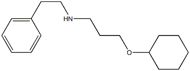 [3-(cyclohexyloxy)propyl](2-phenylethyl)amine Struktur