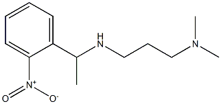 [3-(dimethylamino)propyl][1-(2-nitrophenyl)ethyl]amine Struktur