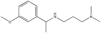 [3-(dimethylamino)propyl][1-(3-methoxyphenyl)ethyl]amine Struktur