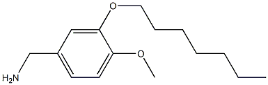 [3-(heptyloxy)-4-methoxyphenyl]methanamine Struktur