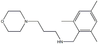 [3-(morpholin-4-yl)propyl][(2,4,6-trimethylphenyl)methyl]amine Struktur