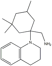 [3,3,5-trimethyl-1-(1,2,3,4-tetrahydroquinolin-1-yl)cyclohexyl]methanamine Struktur