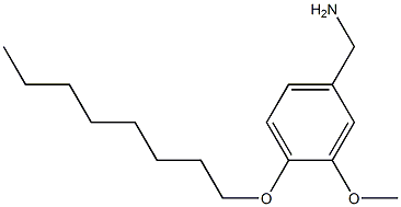 [3-methoxy-4-(octyloxy)phenyl]methanamine Struktur