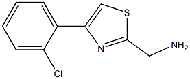 [4-(2-chlorophenyl)-1,3-thiazol-2-yl]methanamine Struktur