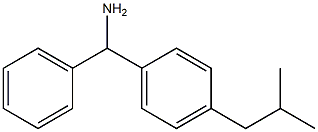 [4-(2-methylpropyl)phenyl](phenyl)methanamine Struktur