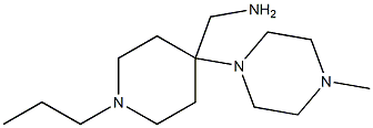 [4-(4-methylpiperazin-1-yl)-1-propylpiperidin-4-yl]methylamine Struktur