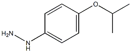 [4-(propan-2-yloxy)phenyl]hydrazine Struktur