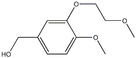 [4-methoxy-3-(2-methoxyethoxy)phenyl]methanol Struktur