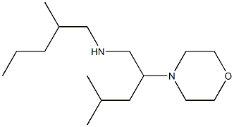 [4-methyl-2-(morpholin-4-yl)pentyl](2-methylpentyl)amine Struktur