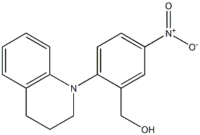 [5-nitro-2-(1,2,3,4-tetrahydroquinolin-1-yl)phenyl]methanol Struktur