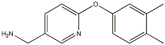 [6-(3,4-dimethylphenoxy)pyridin-3-yl]methylamine Struktur