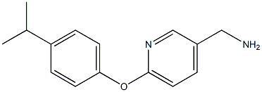 [6-(4-isopropylphenoxy)pyridin-3-yl]methylamine Struktur