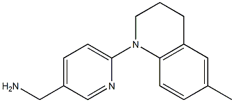 [6-(6-methyl-3,4-dihydroquinolin-1(2H)-yl)pyridin-3-yl]methylamine Struktur