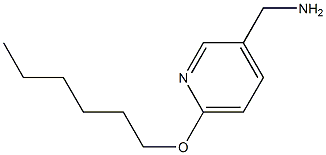 [6-(hexyloxy)pyridin-3-yl]methanamine Struktur