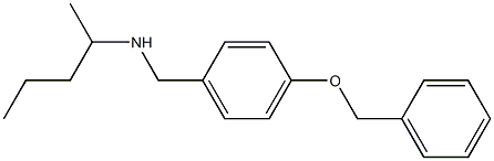 {[4-(benzyloxy)phenyl]methyl}(pentan-2-yl)amine Struktur