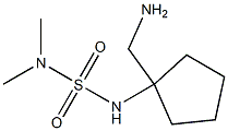 {1-[(dimethylsulfamoyl)amino]cyclopentyl}methanamine Struktur