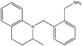 {2-[(2-methyl-1,2,3,4-tetrahydroquinolin-1-yl)methyl]phenyl}methanamine Struktur