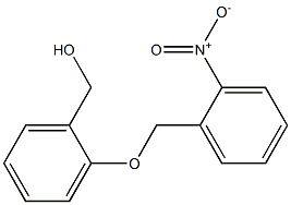 {2-[(2-nitrophenyl)methoxy]phenyl}methanol Struktur