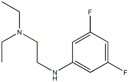 {2-[(3,5-difluorophenyl)amino]ethyl}diethylamine Struktur